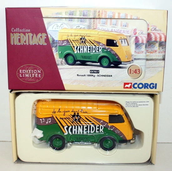 Corgi 1/43 – Peugeot D3A – Motocycles De Lyon – Heritage EX70630 – Occasion