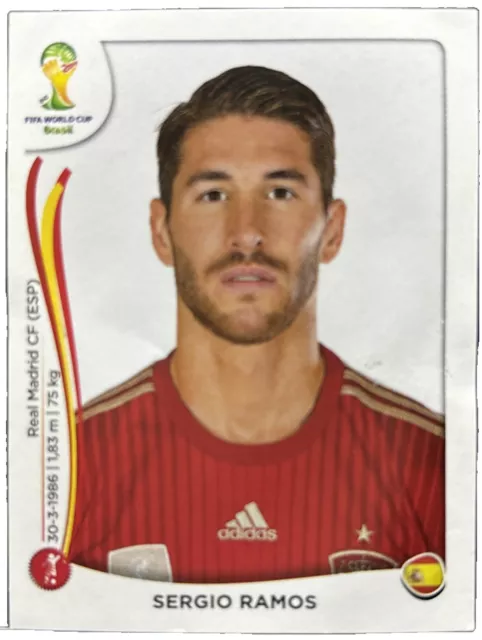 Panini World Cup 2014 Brazil - # 111 - SERGIO RAMOS - Spain