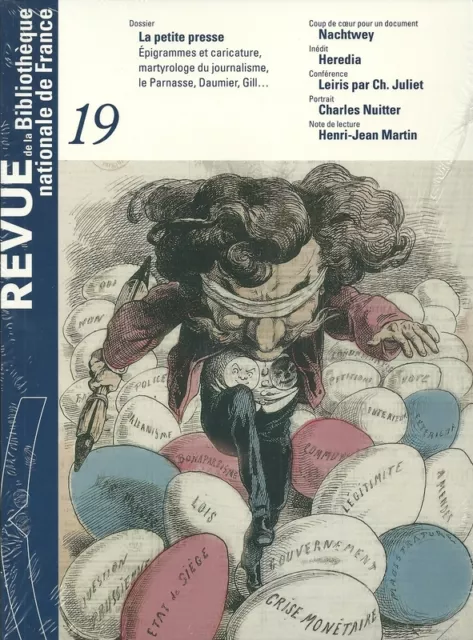 Revue De La Bibliotheque Nationale De France N° 19 : Presse - Caricature - Gill