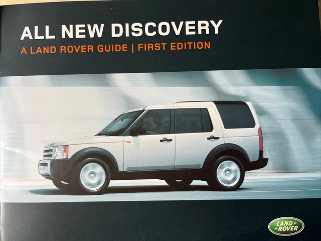 Brochure auto - 2004 Land Rover Discovery prima edizione - UK