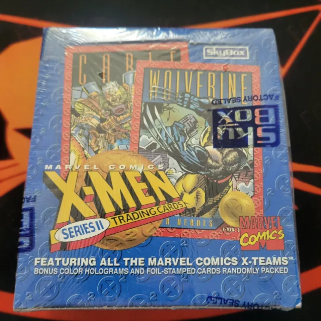 1993 Skybox Marvel X-Men Trading Cards Series 2 FACTORY SEALED BOX with 36 pks!