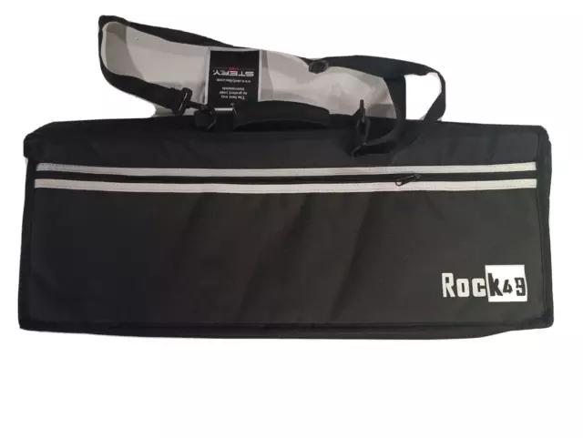 BORSA CUSTODIA IMBOTTITA PER TASTIERA SCUOLA ROCKJAM RJ549 TASTI DIM.71x26x9 BN