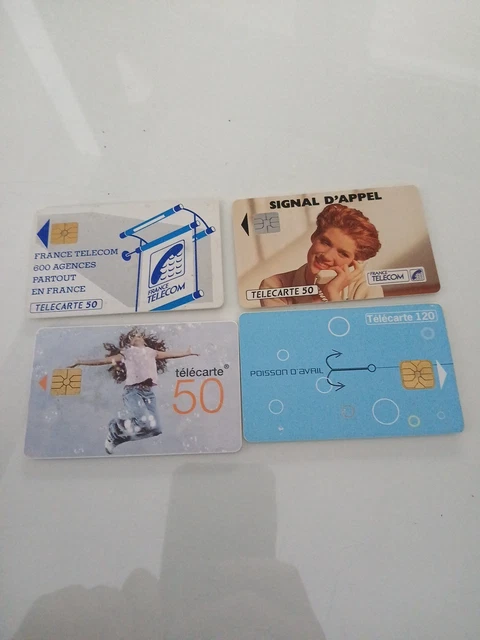 1988 - Lot 4 Télécartes 50 U  Vides  ISO THOMSON Différentes Dont SC4 Se Aspect Carton 1723536406