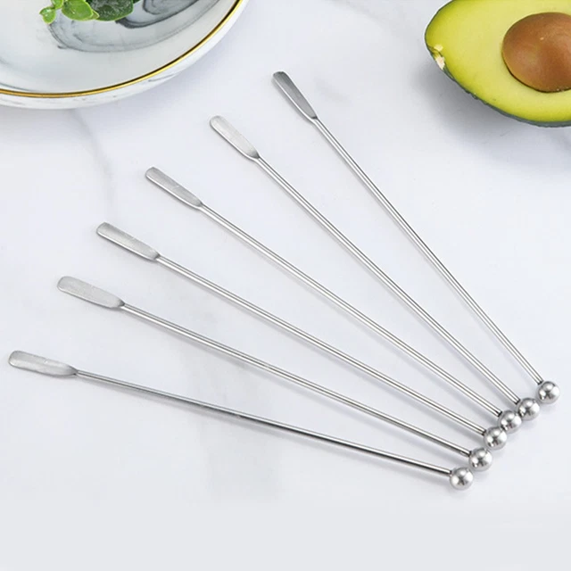 Lot De 10 Agitateurs Cocktail Acier Inoxydable 19 Cm – Parfaits Pour Jus, Café, Mojito & Plus !