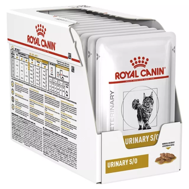 Royal Canin 27377K Veterinary Diet Urinary S/O 85g Wet Cat Food -12 Piece
