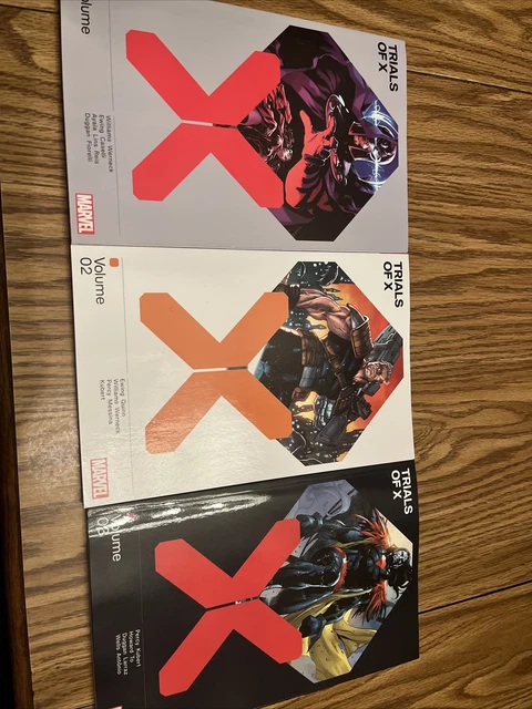 Trials of X TPB lot Volume 1 2 3 Vol X-Men Marvel Trial Magneto