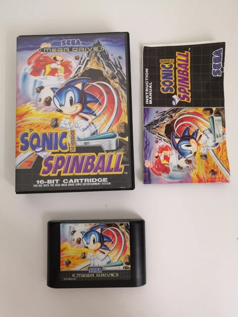 Jeu Sonic The Hedgehog Spinball – Sega Mega Drive – PAL – Bon état