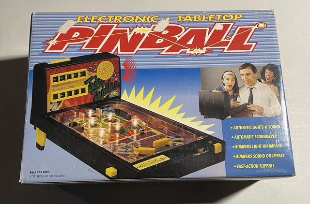 JUKE JUBILEE 1979 Vintage Avon Table Top Battery Operated Pinball Machine Works