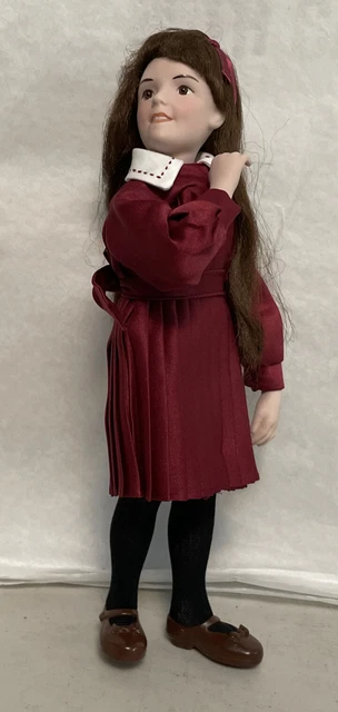 1984 Vtg Norman Rockwell Character Porcelain Doll LAURA 10" in Original Box 1984 Vtg Norman Rockwell Character Porcelain Doll LAURA 10" in Original Box
