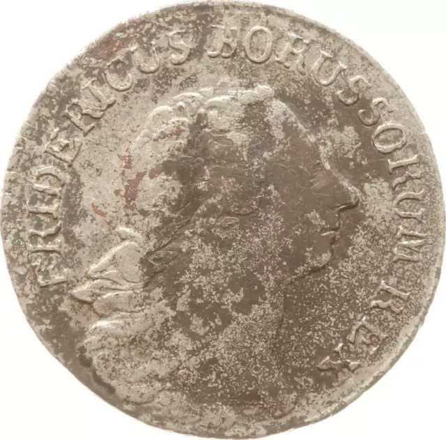 Kgr. Preußen, Friedrich II., 1/6 Taler 1773 E, Königsberg