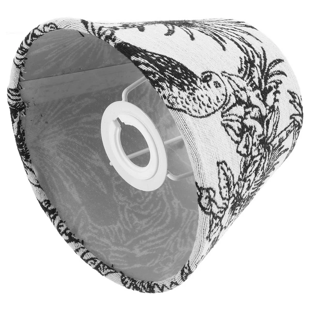Abat-jour Jaune Petit Abat-Jour Lot De 6, Abat-Jour En Tissu Plume Baril Clip Sur Abat-jour Lampe De Chevet