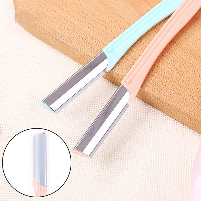 2Pcs Eyebrow Trimmer Face Razor Eyebrow Blades Shaver  Hair Remover TooBME