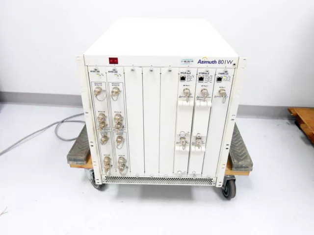 Azimuth 801W Wlan Test Platform 8 Slot Mainframe Rfm-102 Stm-412 Wla-422 Tmm-101