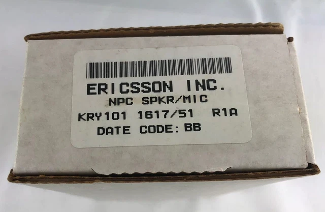 Ericsson NPC Speaker Microphone Lapel MIC KRY101 1617/51  R1A 101 1617/13 NIB