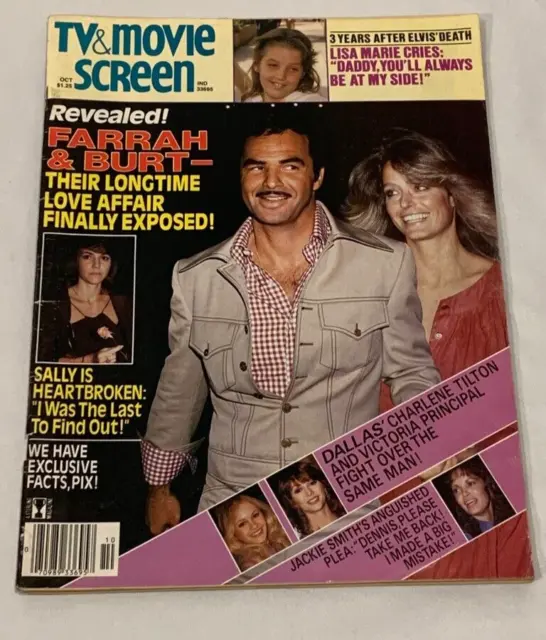 TV and Movie Screen Magazine Burt Reynolds October 1980 (Vintage)
