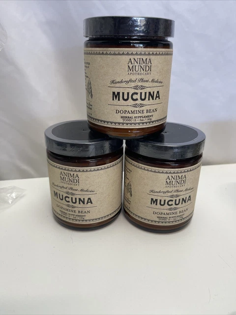 LOTE de 3 suplementos herbales Anima Mundi Mucuna