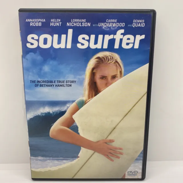 Soul Surfer DVD Annasophia Robb Helen Hunt Carrie Underwood Dennis Quaid Bethany