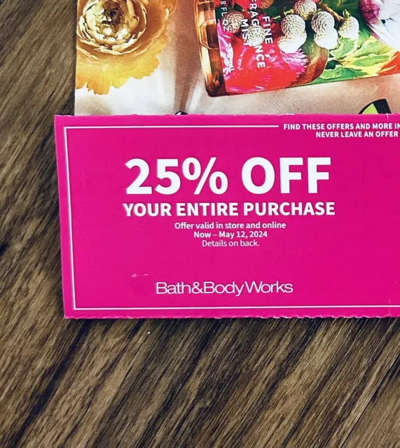 Bath And Body Works Coupon