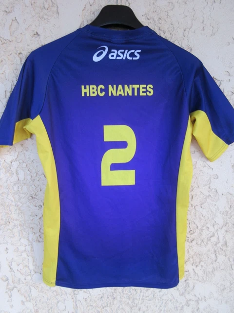 Maillot handball H.B.C NANTES porté n°2 shirt trikot ASICS violet S