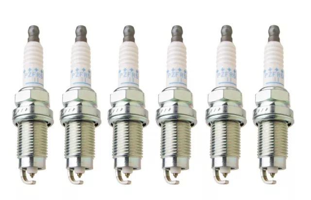 NGK Spark Plug Set (6 Pieces) (Laser Platinum) (Gap 0.044)