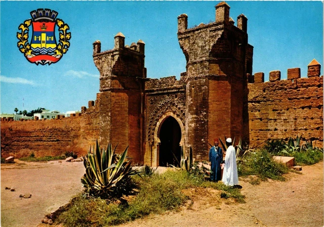 CPM AK Rabat- Armoiries de la Ville et le Chellah MAROC (880757)
