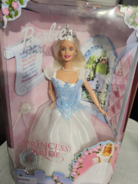 PRINCESS BRIDE BARBIE Doll with Magical Mirror 28251 Mattel 2000 NRFB  $22.95 - PicClick