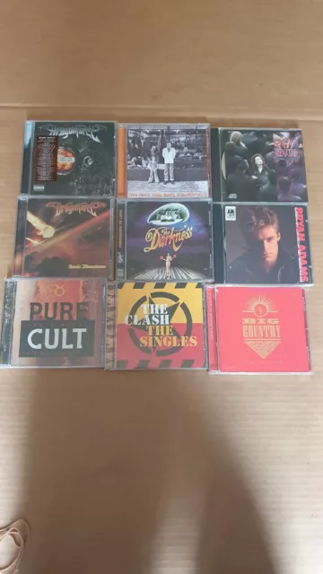 CD Bundle The Cult The Clash Big Country Ian Dury The Darkness Bryan Adams +More