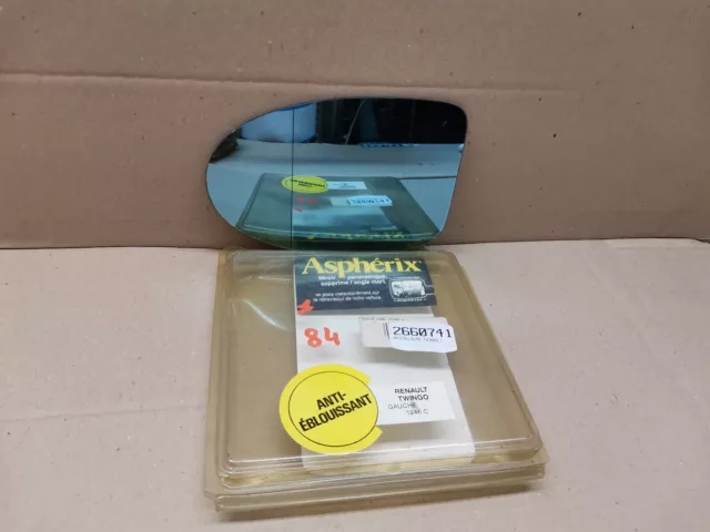 Glace vitre miroir retroviseur exterieur gauche renault TWINGO I phase 1