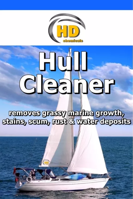 500ml Hull Cleaner, Stain Remover,Boat Yacht clean, Fibreglass deck wash FREE PP