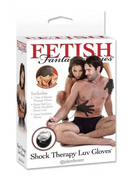 Guanti FETISH FANTASY SHOCK THERAPY LUV GLOVES LATTIX Massaggio RV1