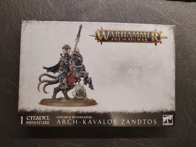 WARHAMMER - ARCH-KAVALOS ZANDTOS - OSSIARCH BONEREAPERS - 1 Figurine Neuve