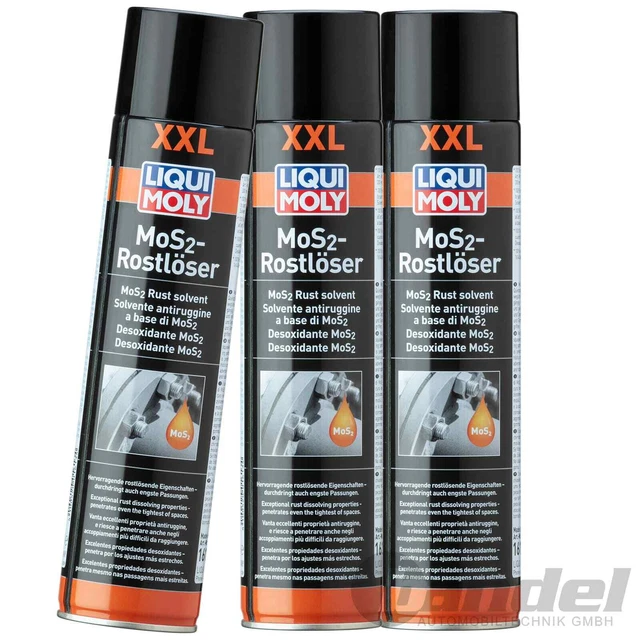 3x 600ml LIQUI MOLY MOS2 ANTIRUGGINE SPRAY ANTIRUGGINE ANTIRUGGINE UNIVERSALE