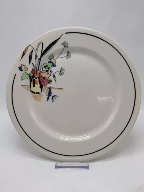 Old Ivory Syracuse Plates China O.P.CO Flowers - Set of 4