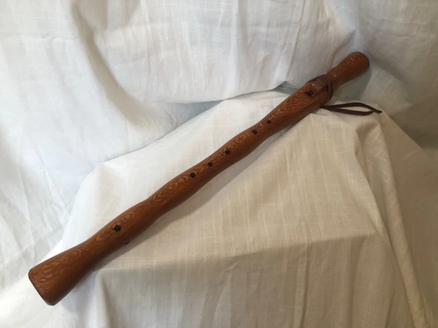 Native American Style Wooden Flute - key of f#