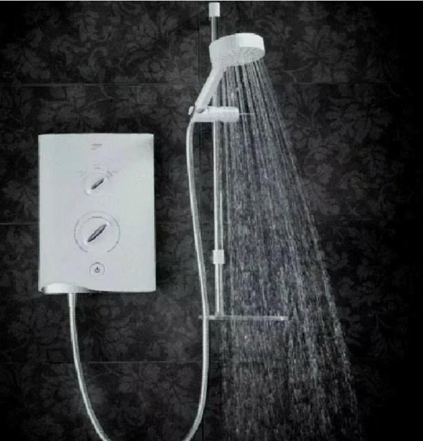 MIRA SPORT MULTIFIT 9kW Manual Electric Shower White/Chrome 4 Spray 1.