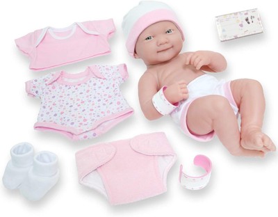 Berenguer Berenguer 18053 Bambola Neonato con Copertina Colore Caucasi in morbido vinile 