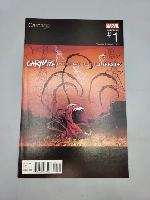 Carnage #1 Jan 2016 Hip Hop Variant Cover B By Ariel Ollivetti Marvel Comic Book