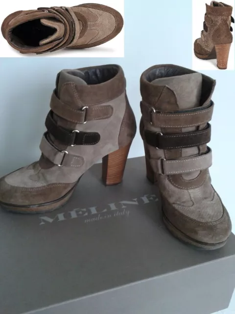 Bottines Cuir Meline made in Italy -Pointure 35