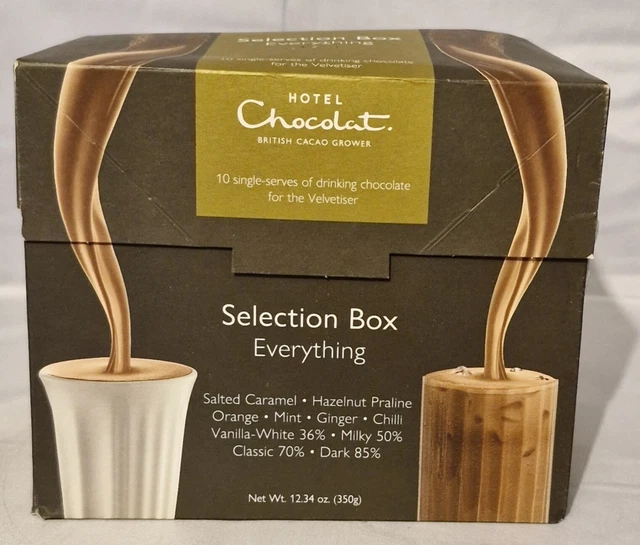 HOTEL CHOCOLAT THE Everything Hot Chocolate Selection, 350g BBE 07/24 £