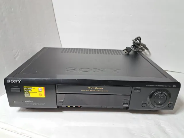 Grabadora VHS estéreo de alta fidelidad de 4 cabezales Sony SLV-775HF probada