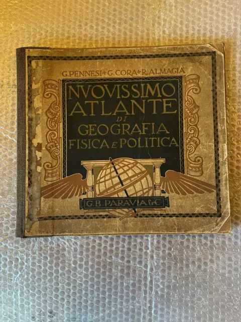 Pennesi Almagia', Nuovissimo Atlante Geografia Fisica E Politica, Paravia, 1930