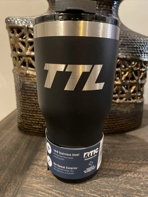 RTIC 20 oz Insulated Tumbler Stainless Steel Travel Mug W/ Lid 3