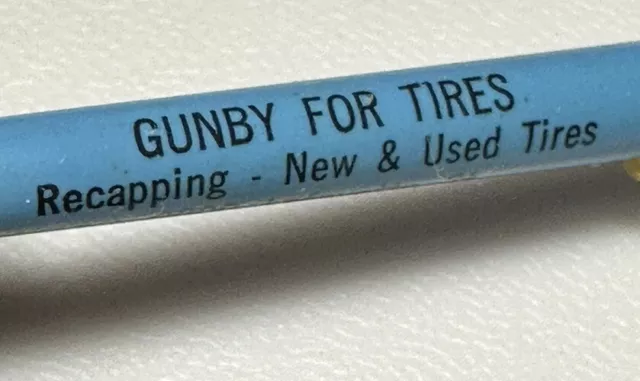 Vintage Denver Colorado Gunby For Tires Auto Car Shop Repair Automotive Pen
