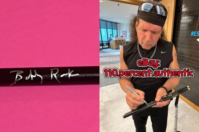 Bobby Rock Vinnie Vincent Invasion  Autographed Signed Drumstick *Exact Proof*
