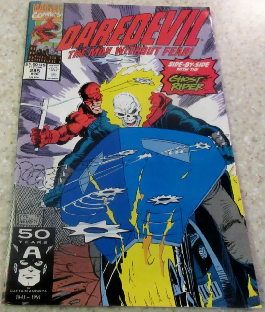 Daredevil 295 (NM- 9.2) 1991 Ghost Rider, 25% off Guide!