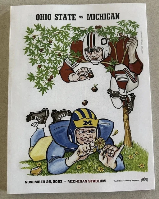 2023 OHIO STATE vs. Michigan Football Program (/1,000) INHAND Buckeyes