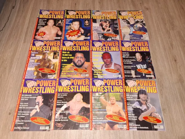 Power Wrestling Magazin Kompletter Jahrgang 2002 WWE WCW ECW WWF