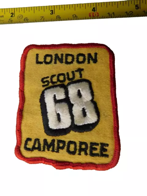 Boy Scouts  Canada Patch London Ontario 1968 Camporee Vintage Badge Collector