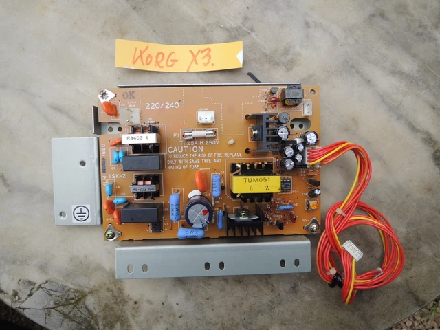 KORG X3 X séries Power supply  Card KLM 1650 pièce VG condition
