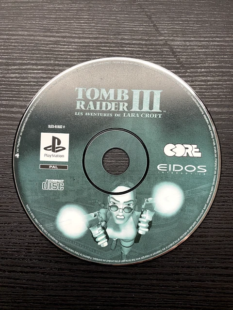 Tomb Raider III - Jeu PlayStation 1 PS1 - Version PAL - CD Seul En Très Bon état